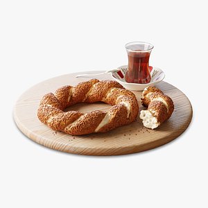 3D simit tea