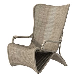 Restoration Hardware PALMERIA HIGH-BACK LOUNGE CHAIR