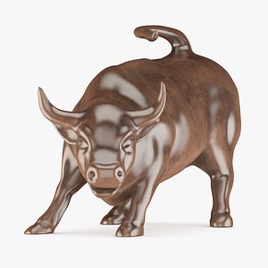 Wall Street Bull 3D model