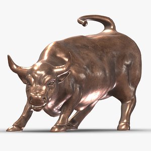 Wall Street Bull 3D model