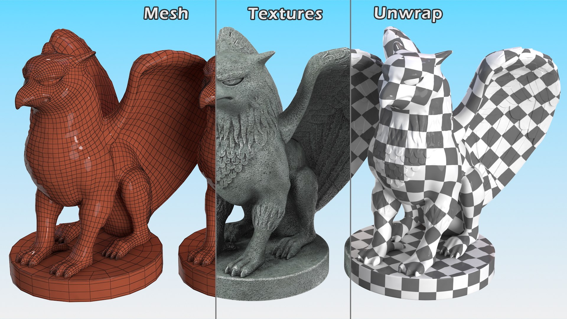 Griffin Statue Stone model https://p.turbosquid.com/ts-thumb/2f/Fb7UtE/OB/griffinstatuestone3dsmodel015/jpg/1659949173/1920x1080/fit_q87/610ceed4a11552e6d2f316717cf91bd754d2dfac/griffinstatuestone3dsmodel015.jpg