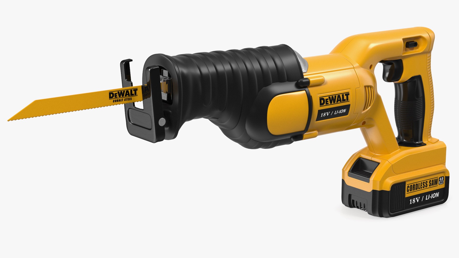 Cordless Sabre Saw Dewolt 3D model preview