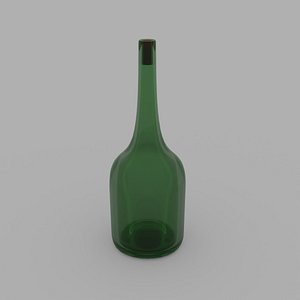 3D Wine bottle