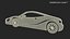 Car Sport Silhouette 3D
