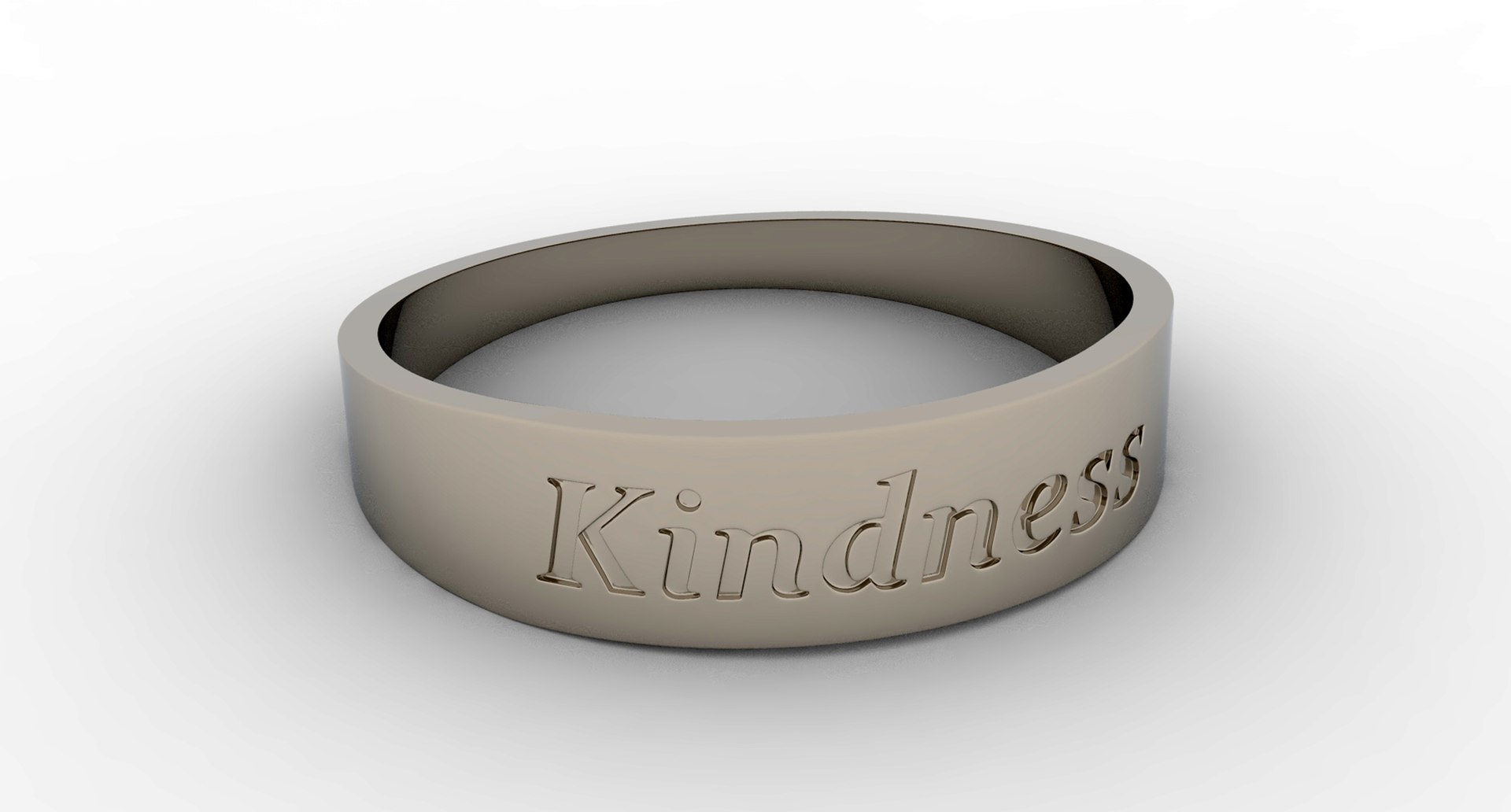 Kindness Ring Female Platinum Model - TurboSquid 1896144