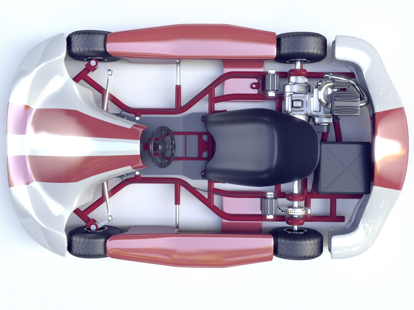 Kart Go-kart Racing Model - TurboSquid 1185830