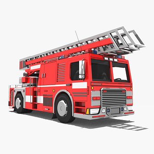 Fire Truck Ladder Unit Rescue