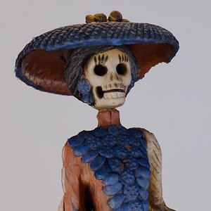 3D Catrina Dia de Muertos