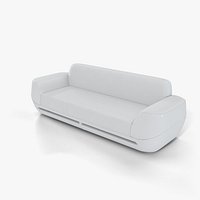 Arog Sofa - Futuristic Three Seater with LED Base