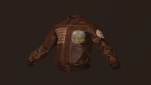 type a-2 leather flight model