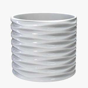 3D White Jar Design