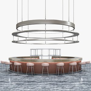 Bar counter 01 model