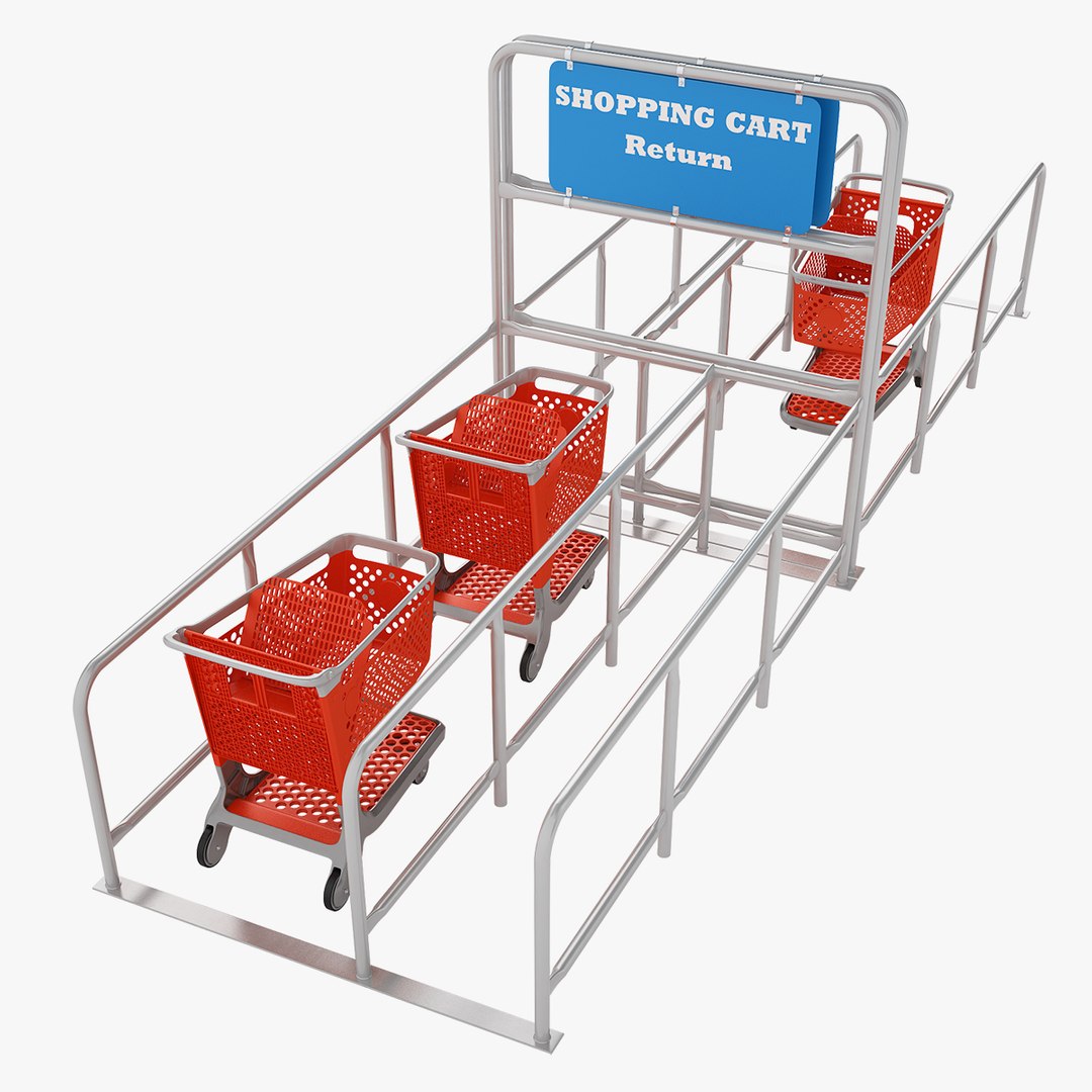 3D model Shopping Cart Return 02 TurboSquid 2019302
