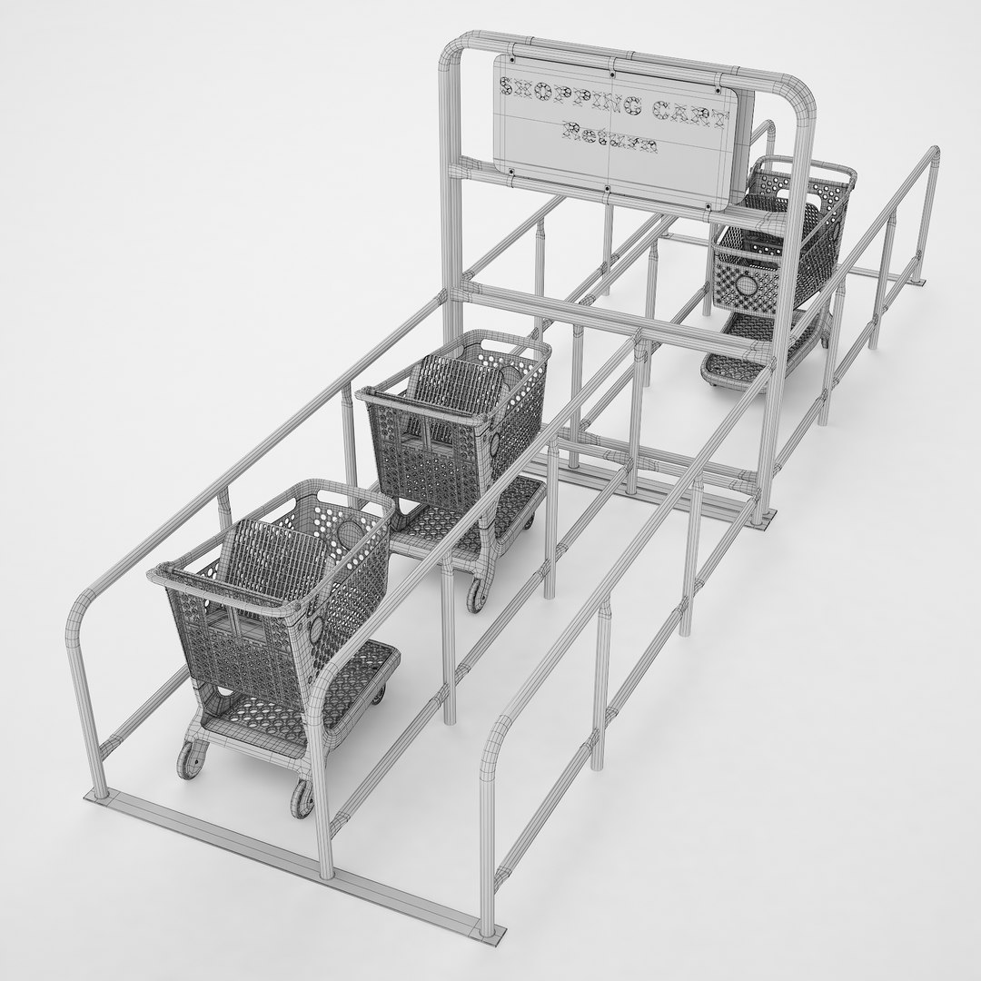 3D model Shopping Cart Return 02 TurboSquid 2019302