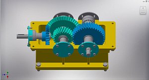 Differential with bearing and bevel gears 3D model - TurboSquid 1802558