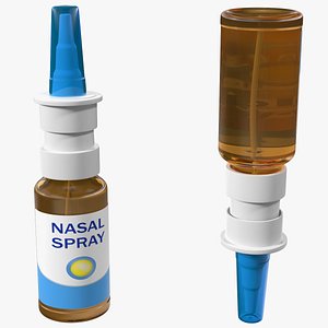 spray bottle nasal 3D model
