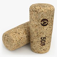Wine Cork - 3D Scanned