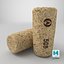 Wine Cork - 3D Scanned