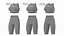 Zestaw damski Sportswear 01 Base Mesh Design