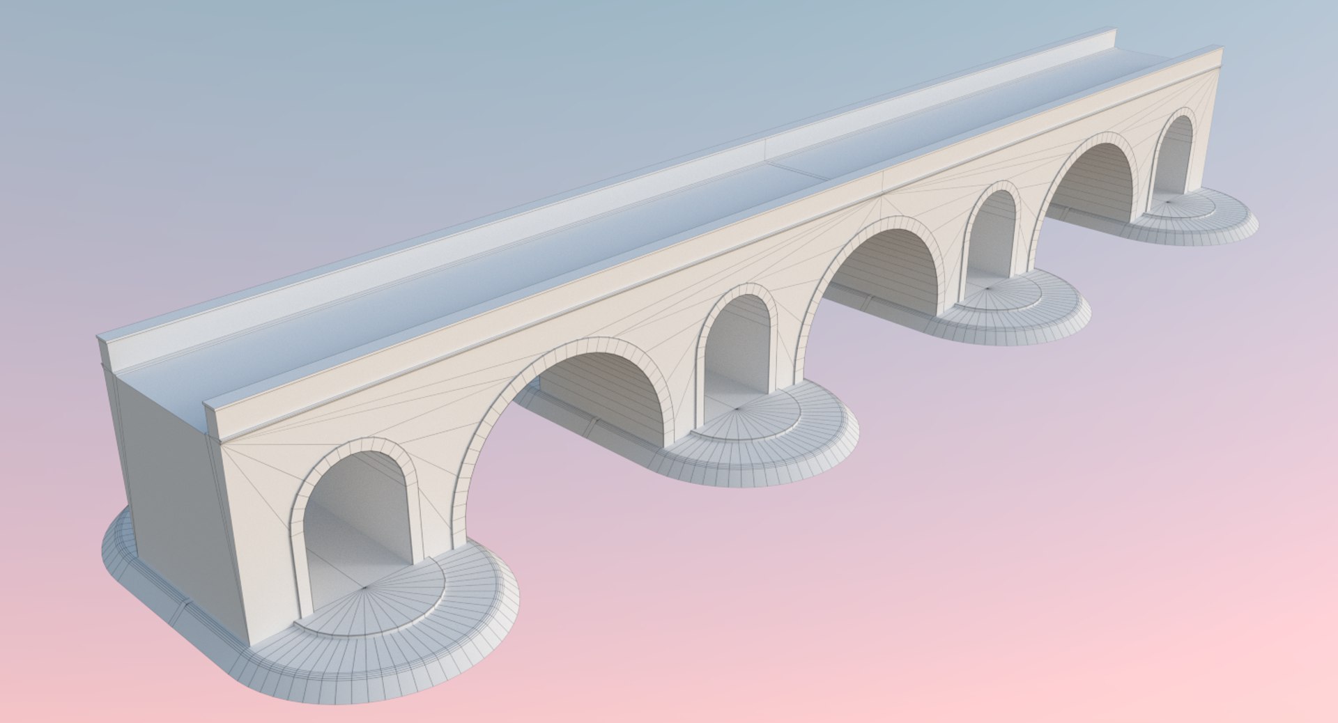 Stone bridge 7 model - TurboSquid 1173356