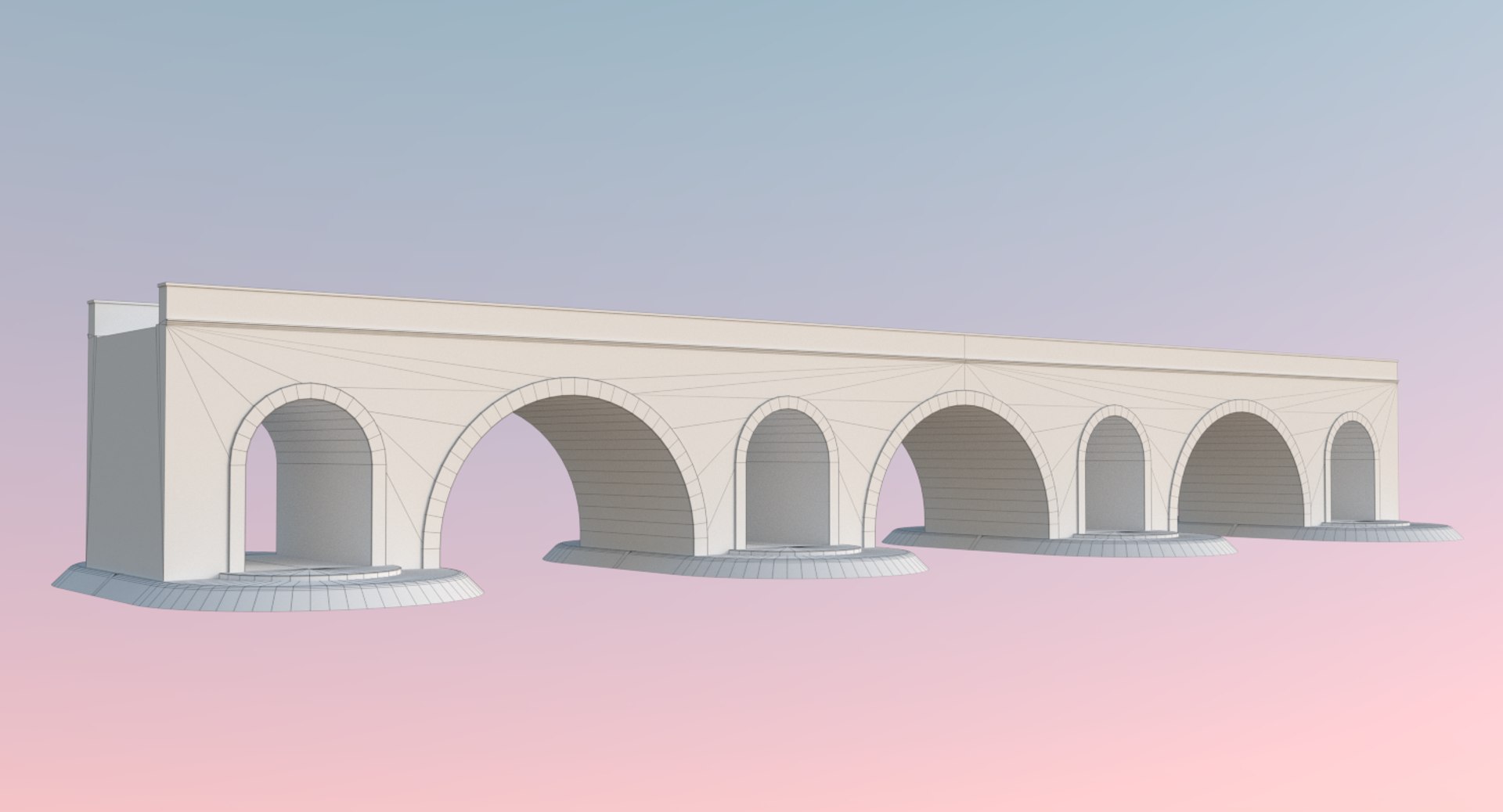 Stone bridge 7 model - TurboSquid 1173356