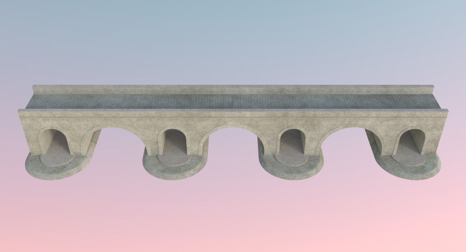Stone bridge 7 model - TurboSquid 1173356