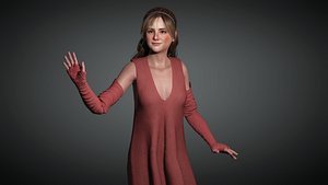 3D AAA Realistic Female Character 07 model