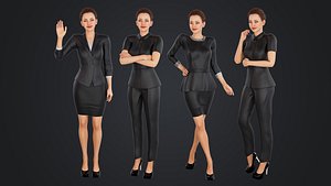 3D Bussiness Woman