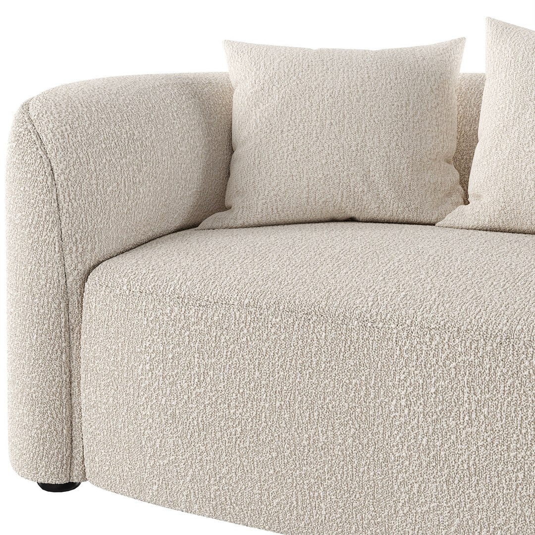 Formia Sectional Sofa By Acanva 3D Model - TurboSquid 2071482