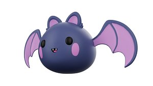3D BAT Cartoon Maya Rigged model