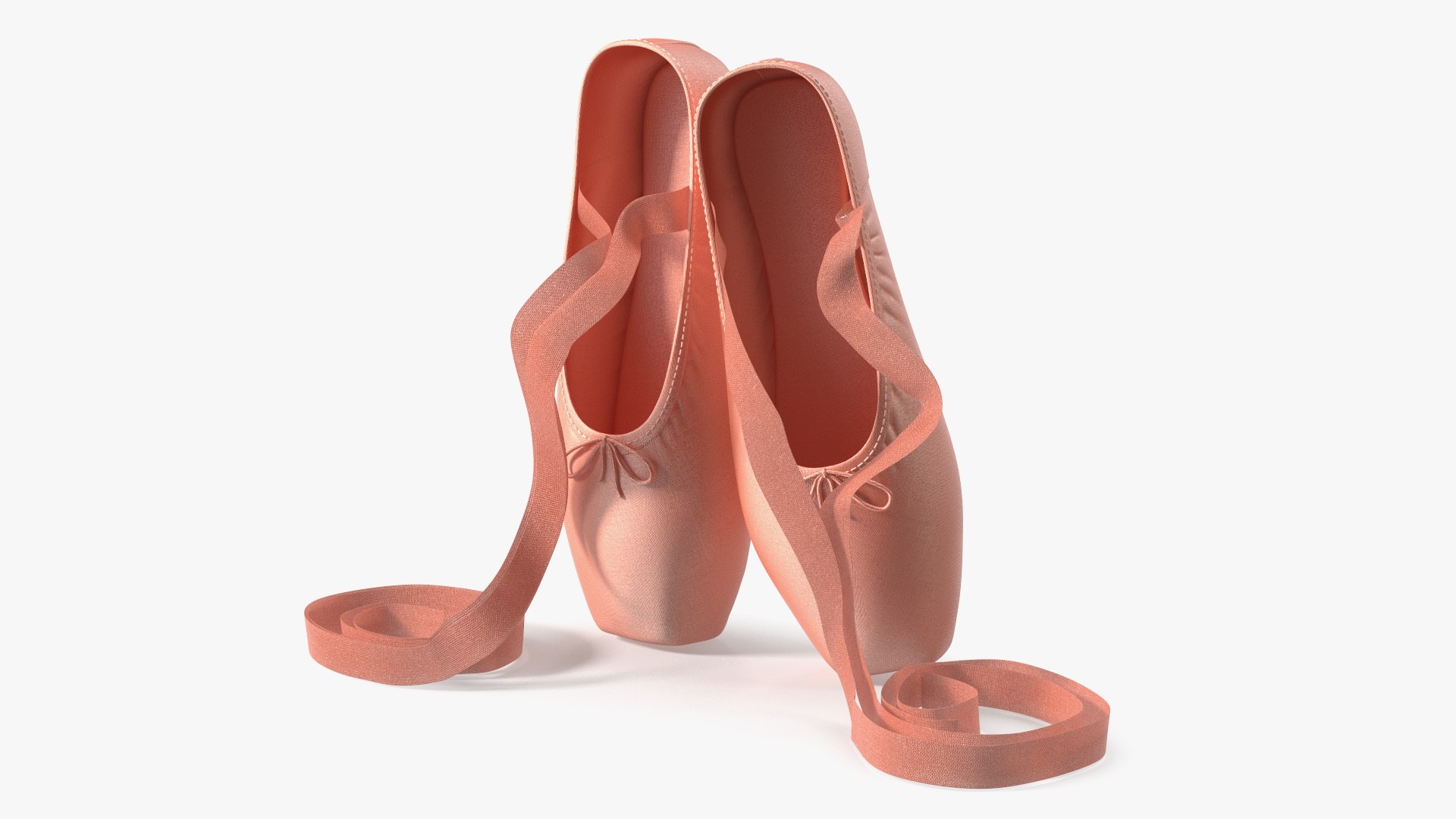 Ballet Pointe Shoes 3D model preview