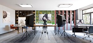 3D Internet celebrity live broadcast room