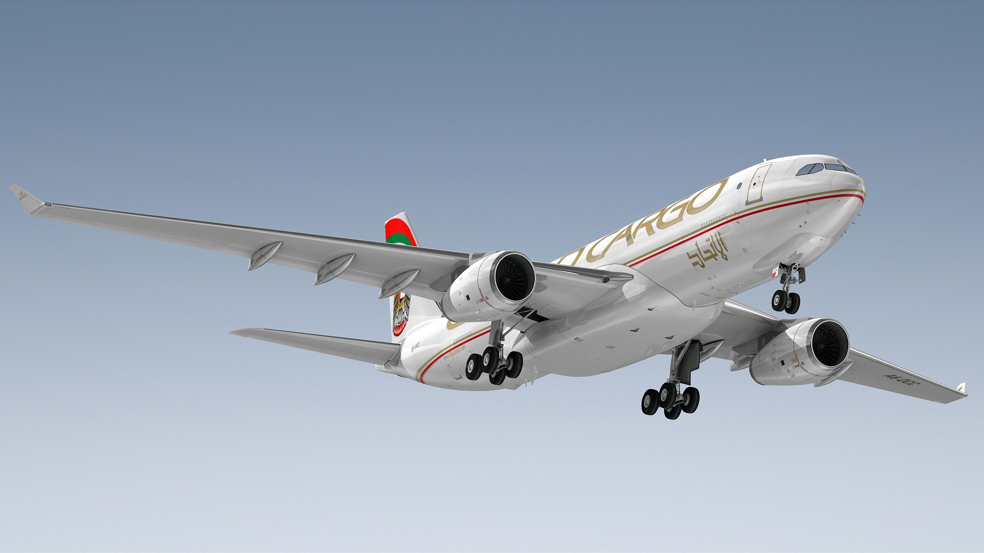 3D Airbus A330-200F Etihad Cargo Model - TurboSquid 2151404