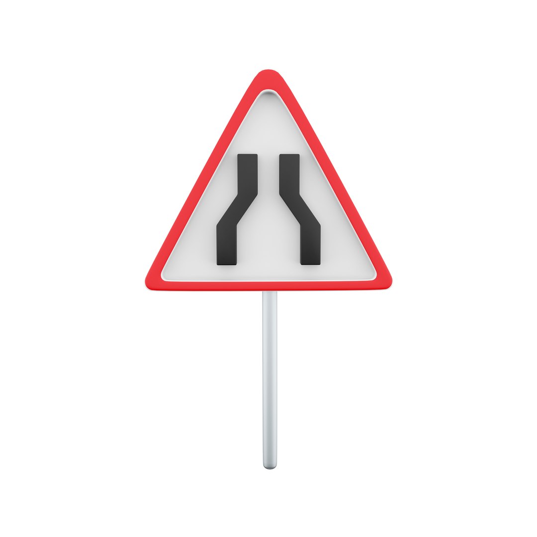 3d Road Sign Extending Both Side Icon 3D Model - TurboSquid 2018132