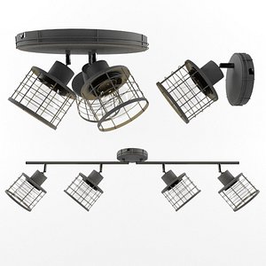 chandelier Lussole Loft Duet