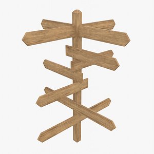 Modular Customizable Wooden Road Sign