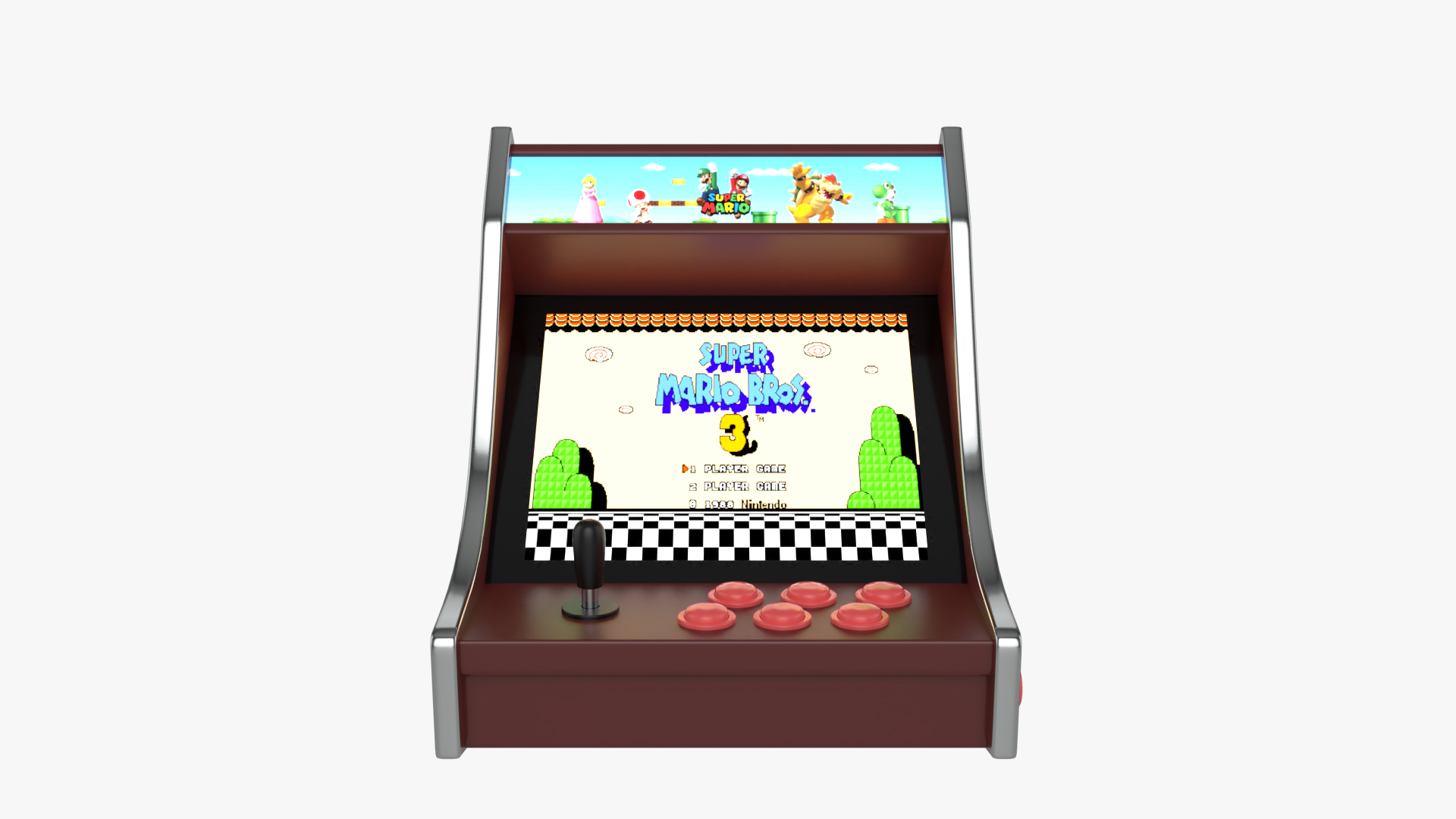 modèle 3D de Bartop Arcade Machine - TurboSquid 1417023