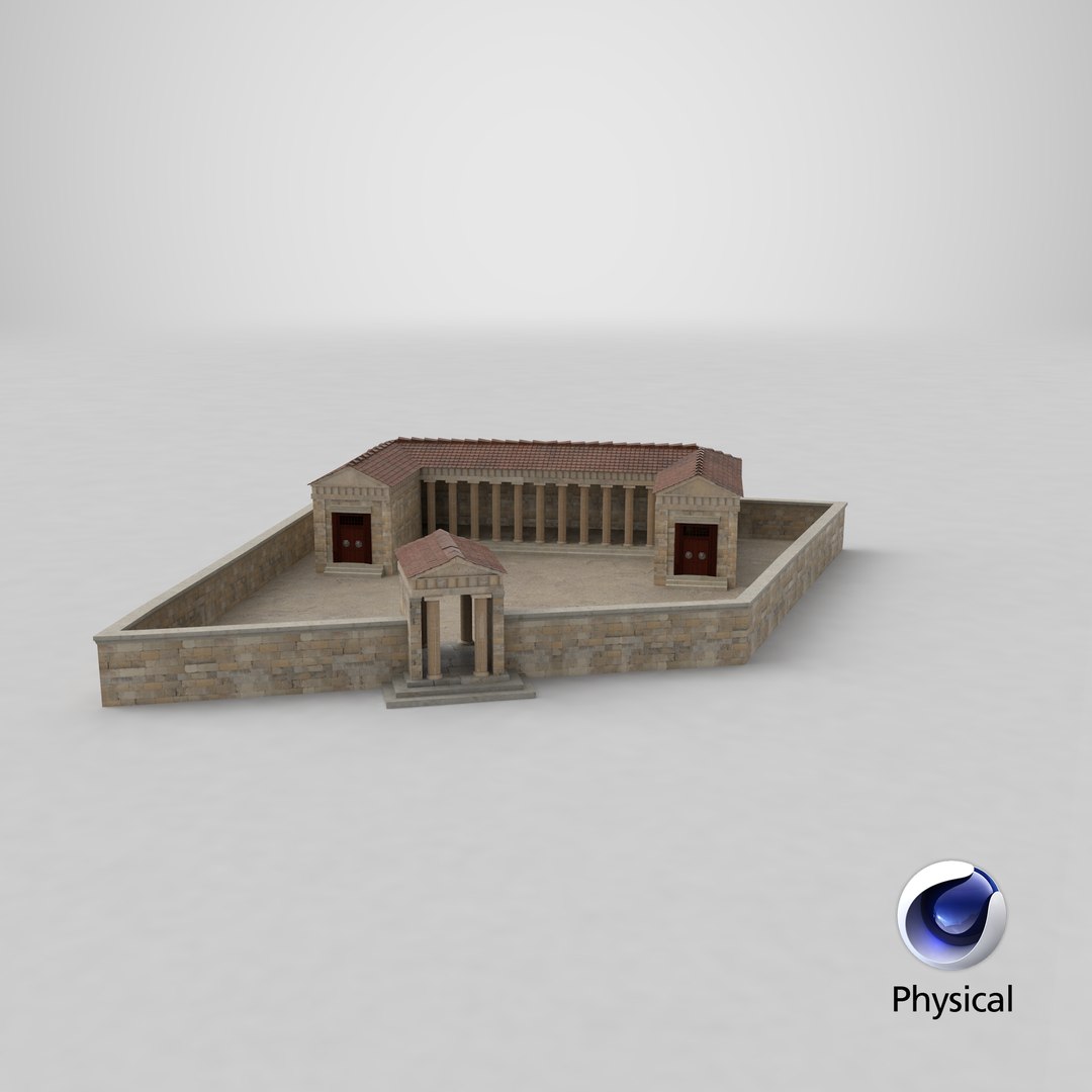 3D Brauroneion Sanctuary Acropolis Model - TurboSquid 1274788