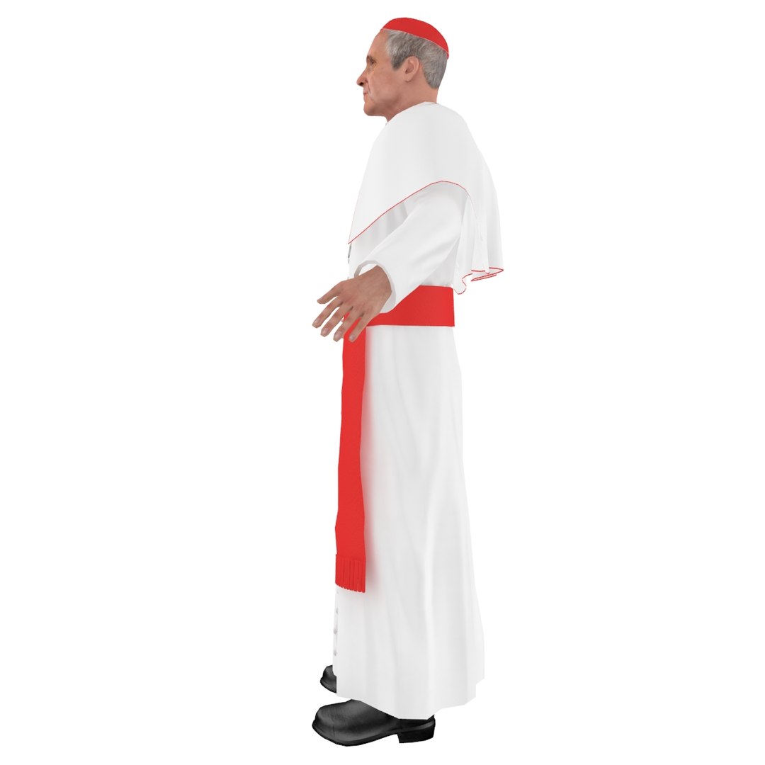 Cardinal Priest 3D Model - TurboSquid 1282173