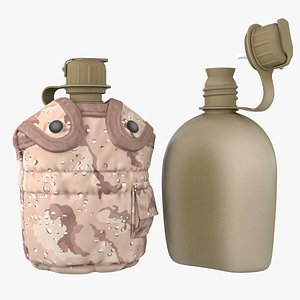 3d military canteen 3 containing
