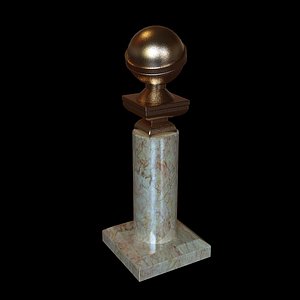 Golden globe award trophy