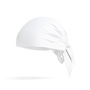 White Head Wrap Bandana - fabric hipster kerchief