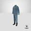 boots jeans pullover 3D model