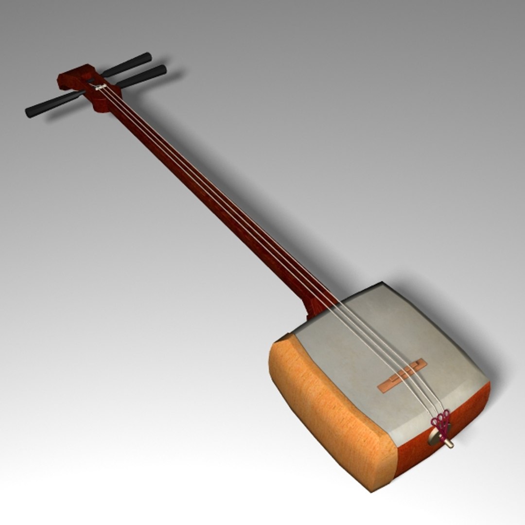 Shamisen 3d Max