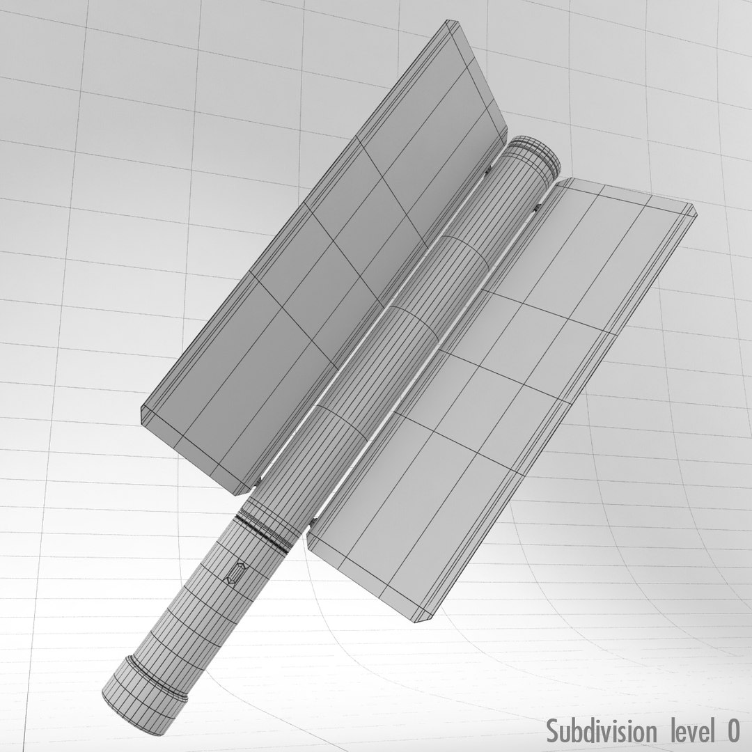 3d model portable led light