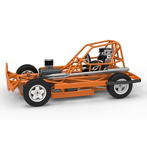 3D BriSCA Formula 2 Stock Car Base Scale 1 to 25