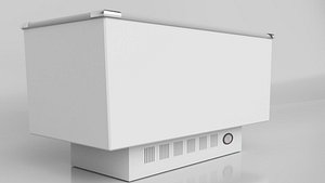 display fridge island 3D model