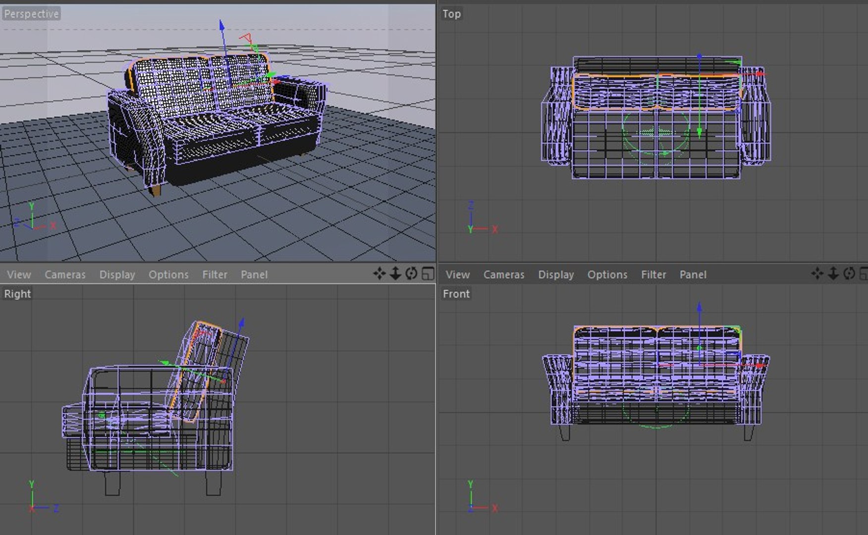 3d Model Couch