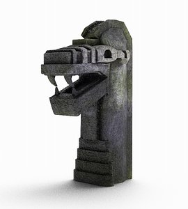 snake statue 3D