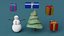 3D Christmas Icons